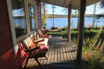 Фотографии Дома для отпуска Puolukkamaan Pirtit Cottages г. Lampsijärvi (Финляндия) №4 Фото Дома для отпуска Puolukkamaan Pirtit Cottages г. Lampsijärvi 4