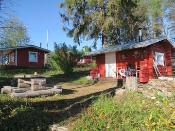 Фото номера Коттедж с 1 спальней Дома для отпуска Puolukkamaan Pirtit Cottages г. Lampsijärvi 7