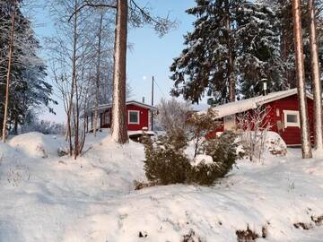 Фото номера Коттедж с 1 спальней Дома для отпуска Puolukkamaan Pirtit Cottages г. Lampsijärvi 28