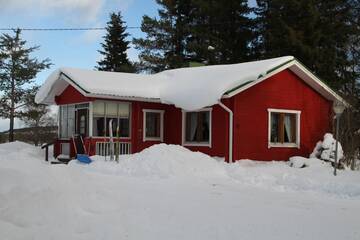 Фото номера Коттедж с 1 спальней Дома для отпуска Puolukkamaan Pirtit Cottages г. Lampsijärvi 24